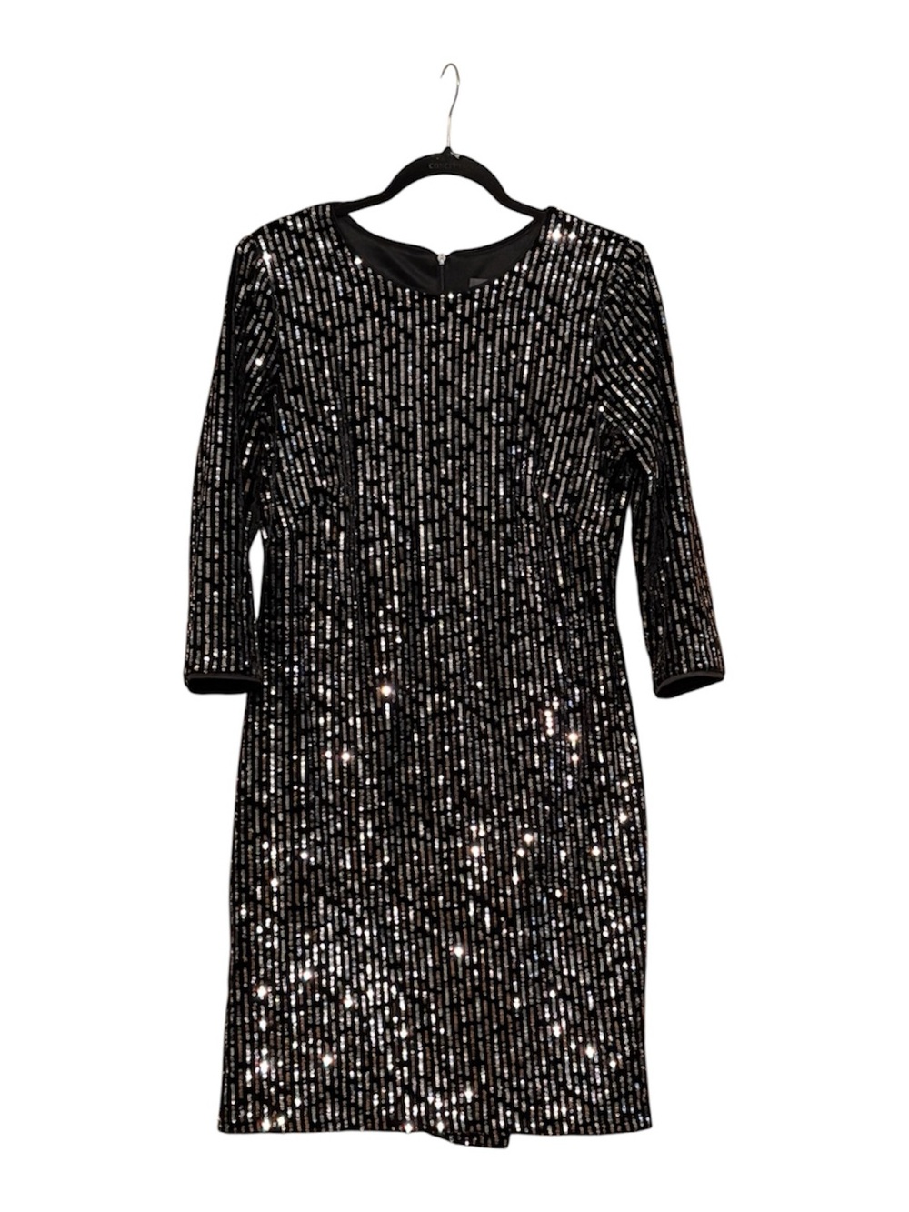 Black Sequin Dress